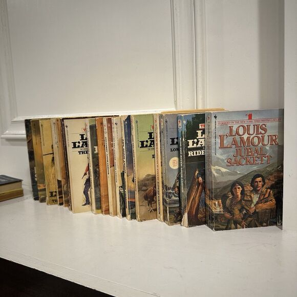 Louis Lamar Sacket Series 18 Book Complete Paperback Set - Picture 6 of 12